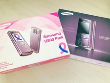 Samsung U800 Soul Pink - with