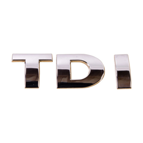 Rear tdi badge chrome - chrome, vw