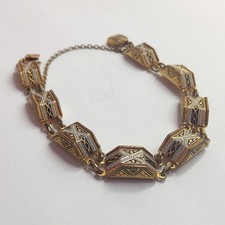 Vintage Damask Gold Tone