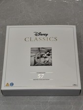 DISNEY CLASSICS 57 MOVIE COLLECTION 52 BLU RAY + 5 DVD WITH BOOK RARE