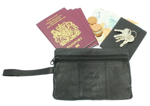 Black leather safety - black,