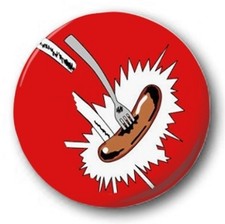 GRANGE HILL SAUSAGE - 25mm 1" Button Badge - Novelty Cute 70's 80's