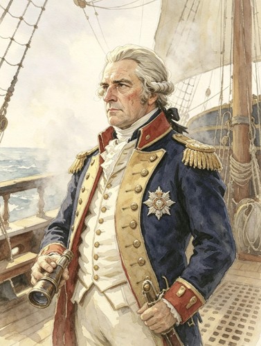 Admiral nelson the top deck - on,