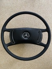 Mercedes R107  350 450 SL  Steering Wheel 70s Piano button early W116 small hub