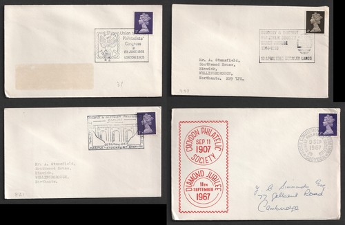 Four philatelic event covers - four,