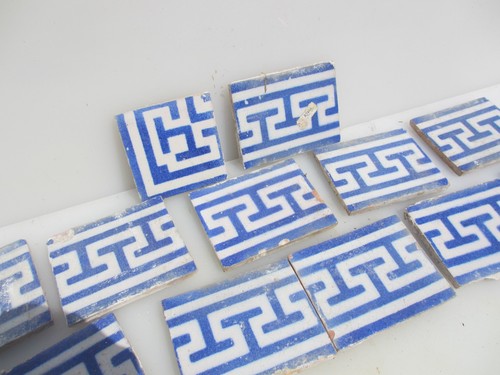 Antique ceramic tiles nouveau - tiles,