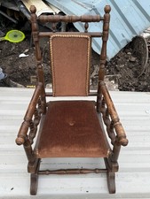 Vintage wood rocking chair - wood,