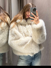 Zara Short Faux Fur High Neck