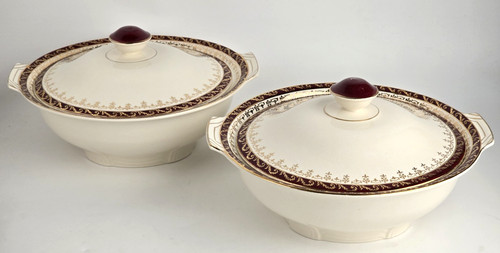 Pair alfred meakin - alfred, burgundy