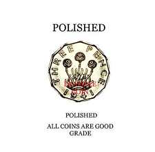 ORIGINAL OLD THREEPENCE COIN