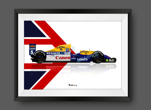 Nigel mansell williams fw14b - mansell,