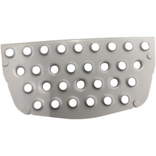 Step entry entry plate grille