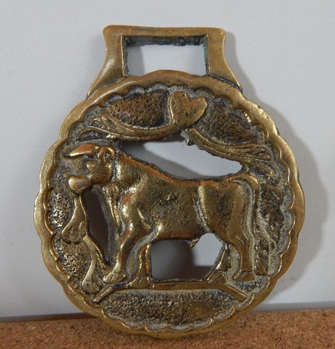 Vintage horse brass standing - horse,