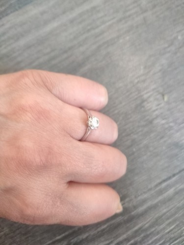 Gold diamond solitaire ring - diamond,
