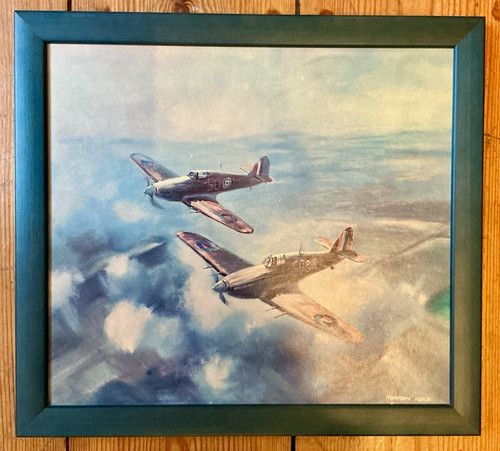 Norman hoad lithographic print - norman,