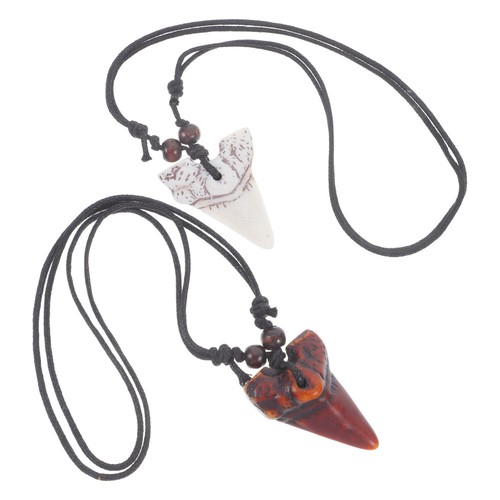 Pcs sharks tooth pendant - 2,