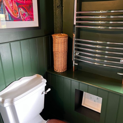 Natural wicker toilet - wicker, roll