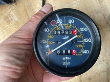 Moto Guzzi Veglia Speedo from 1980s LeMans,  with remote type re-set