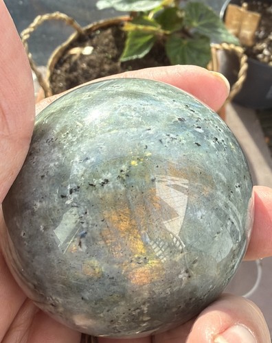 Labradorite crystal sphere - crystal,