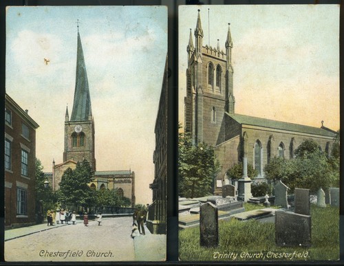Chesterfield postcards - x,