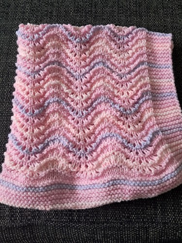 Hand knitted pinks and lilac