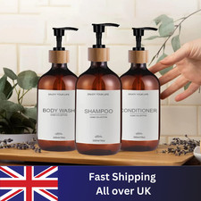 Set of 3 Refillable Amber