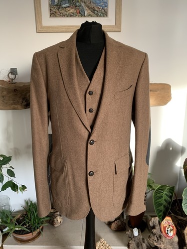 Zara man herringbone blazer - zara,