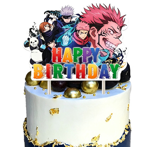 Jujutsu kaisen cake topper - cake,