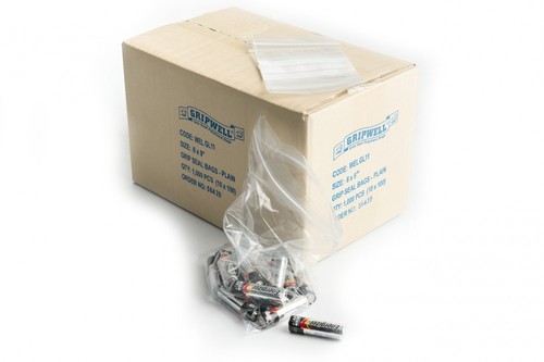 Grip seal bags - seal, clear