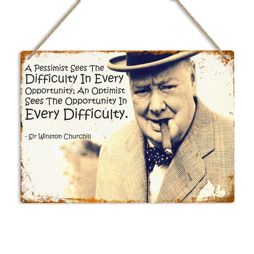 Winston churchill quote retro - churchill,