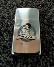 RARE Vintage 50 Years with Elvis Presley Zippo lighter 1980's - Brushed Steel
