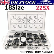 225Pcs C-Clips Snap Ring Heavy