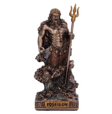 Nemesis Now POSEIDON Greek God Of The Sea Mini Wicca Pagan Altar Figurine 8.5cm