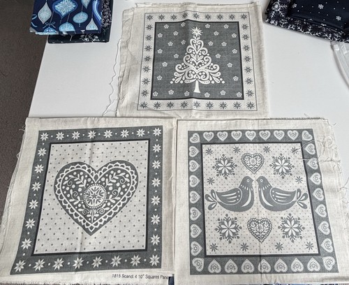 Makower grey cotton christmas - grey,