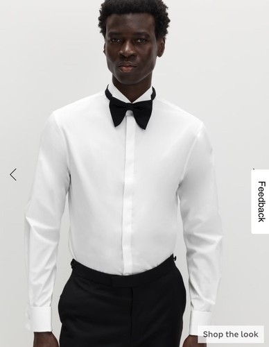 Slim fit cotton - m&s, blend