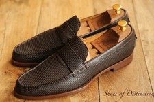Oliver Sweeney Brunello Brown Leather Loafers Shoes Men's UK 10 US 11 EU 44