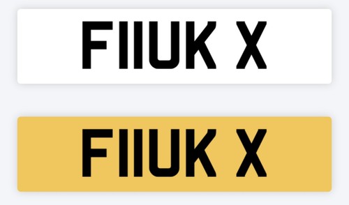 Private number plate - f*ck,