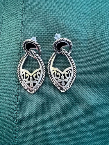 Vintage oxidized silver black - vintage,