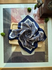 Luxury Paisley Square Scarf