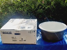 KOHLER K-6565-0 Porto Fino 18.5" Undermount Cast Iron Bar Sink White *CHIP READ*