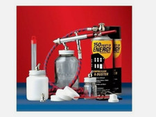 Preval Vfan Portable Hybrid Airbrush 0100 System Kit 6' Long Air Hose Spray Boat