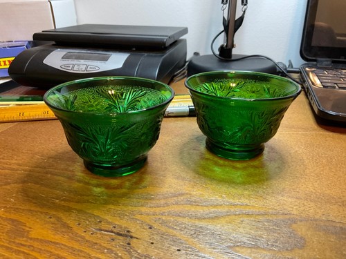 Forest green custard - green, cup