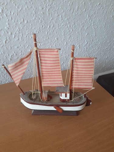 Wooden fishing boat - boat, full