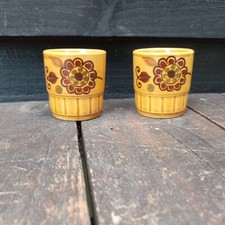 2 Palissy Sierra Royal Worcester Vintage Egg Cups FREE P&P 