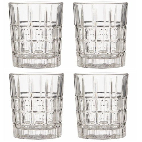 Cut glass tumblers - cut, drinking