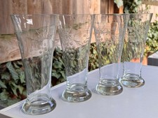 Vintage etched floral pilsner - floral,