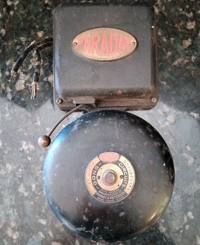 Antique faraday type - antique, 6"