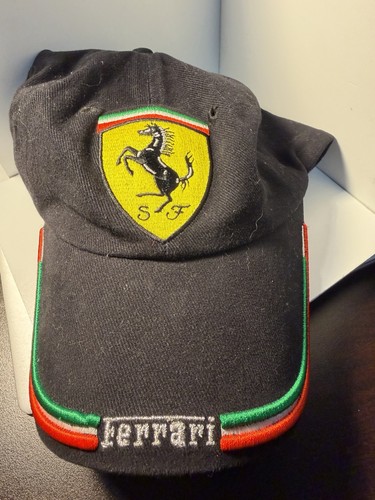 Ferrari hat cap black - hat,
