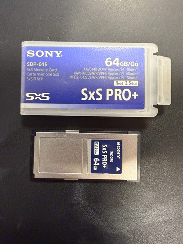 Sony 64gb sxs - pro+, series