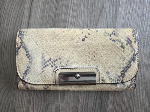 Vintage coach python embossed - coach,